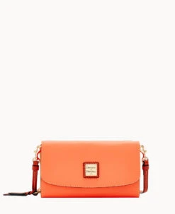 Pebble Grain Clutch Wallet Red -Dooney & Bourke W0182G AWCRPATN