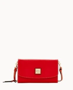 Pebble Grain Clutch Wallet Red -Dooney & Bourke W0182G AWRDPATN 1