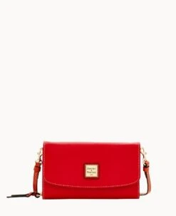 Pebble Grain Clutch Wallet Red -Dooney & Bourke W0182G AWRDPATN 2