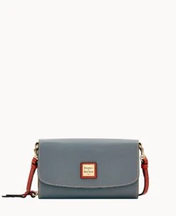 Pebble Grain Clutch Wallet Red -Dooney & Bourke W0182G AWSLPATN