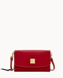 Pebble Grain Clutch Wallet Red -Dooney & Bourke W0182G AWWNPATN