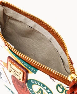 MLB Athletics Stadium Wristlet ATHLETICS -Dooney & Bourke W0279G QUMWPATNOAKA ALT2