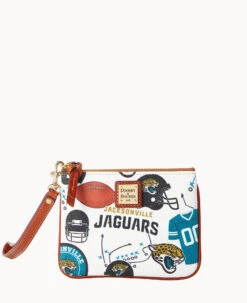 NFL Jaguars Stadium Wristlet JAGUARS -Dooney & Bourke W0279G QWMWPATNJAGU 2