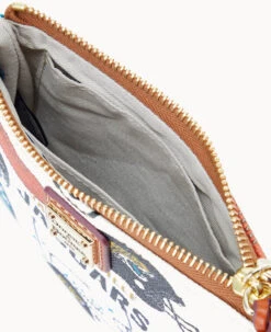 NFL Jaguars Stadium Wristlet JAGUARS -Dooney & Bourke W0279G QWMWPATNJAGU ALT2