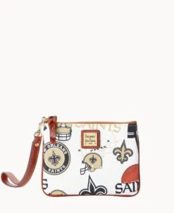 NFL Saints Stadium Wristlet SAINTS -Dooney & Bourke W0279G QWMWPATNSNTS 1
