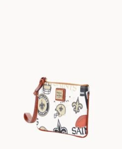 NFL Saints Stadium Wristlet SAINTS -Dooney & Bourke W0279G QWMWPATNSNTS ALT1 1