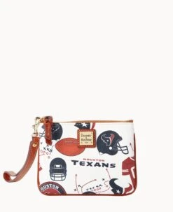 NFL Texans Stadium Wristlet TEXANS -Dooney & Bourke W0279G QWMWPATNTEXA 1