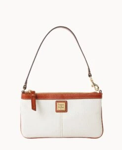 Pebble Grain Large Slim Wristlet Black -Dooney & Bourke W0312G AWBOPATN