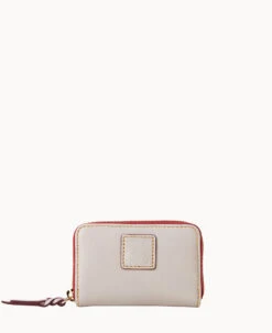 Florentine Large Zip Around Credit Card Case Natural -Dooney & Bourke W0322D SCECSCEC