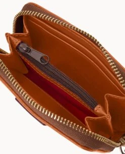 Florentine Large Zip Around Credit Card Case Natural -Dooney & Bourke W0322D SCNASCNA ALT2 1