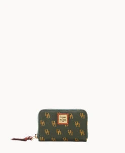 Gretta Large Zip Around Credit Card Case Ivy 27 Gretta Large Zip Around Credit Card Case Ivy -Dooney & Bourke W0322G NGIVPATN 2