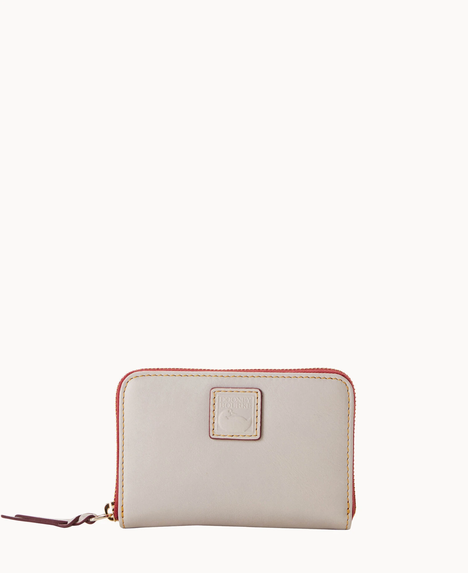 Florentine Medium Zip Around Wallet Ecru 1 Florentine Medium Zip Around Wallet Ecru