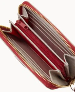 Florentine Medium Zip Around Wallet Ecru 21 Florentine Medium Zip Around Wallet Ecru -Dooney & Bourke W0323D SCECSCEC ALT2 1