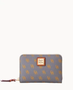 Gretta Medium Zip Around Wallet Bordeaux -Dooney & Bourke W0323G NGSLPATN