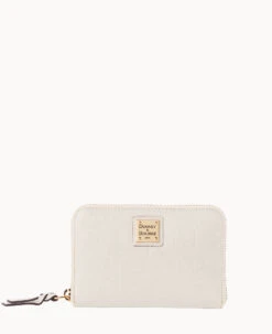 Saffiano Medium Zip Around Credit Card Case Black 36 Saffiano Medium Zip Around Credit Card Case Black -Dooney & Bourke W0323G SIECSIEC