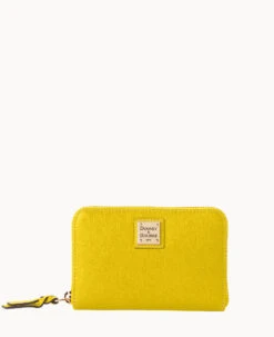 Saffiano Medium Zip Around Credit Card Case Black 38 Saffiano Medium Zip Around Credit Card Case Black -Dooney & Bourke W0323G SIFOSIFO