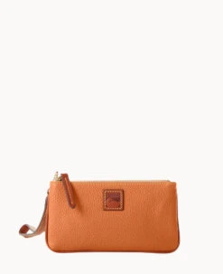 Pebble Grain Medium Wristlet Blush -Dooney & Bourke W0326G 9PFCPAKR