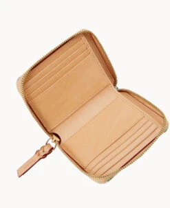 Botanical Collection Small Zip Around Wallet White -Dooney & Bourke W0329G BZWHSVNA ALT2