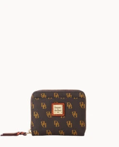 Gretta Small Zip Around Wallet Bordeaux -Dooney & Bourke W0329G NGBMPATN
