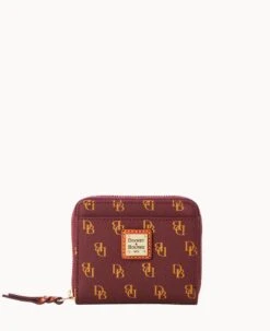 Gretta Small Zip Around Wallet Bordeaux -Dooney & Bourke W0329G NGBXPATN 1
