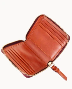 Gretta Small Zip Around Wallet Bordeaux -Dooney & Bourke W0329G NGBXPATN ALT2