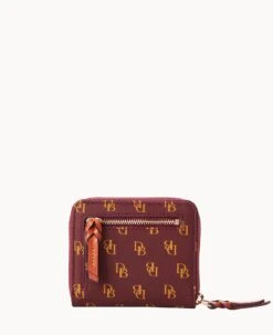 Gretta Small Zip Around Wallet Bordeaux -Dooney & Bourke W0329G NGBXPATN ALT3 1