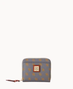 Gretta Small Zip Around Wallet Bordeaux -Dooney & Bourke W0329G NGSLPATN