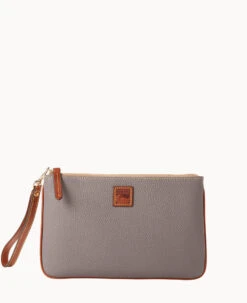 Pebble Grain Large Wristlet Blush -Dooney & Bourke W0333G 9PELPAKR