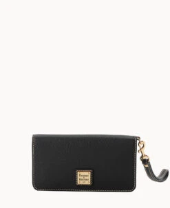 Pebble Grain Fey Phone Wristlet Black Black -Dooney & Bourke W0431G AWBLPABL 2