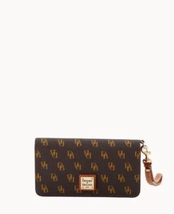 Gretta Fey Phone Wristlet Brown Tmoro -Dooney & Bourke W0431G NGBMPATN 1