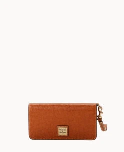 Saffiano Fey Phone Wristlet Amber -Dooney & Bourke W0431G SINASINA