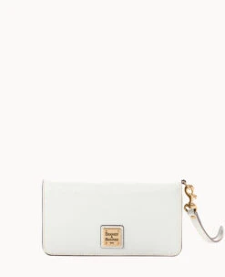 Saffiano Fey Phone Wristlet Amber -Dooney & Bourke W0431G SIOWSIOW