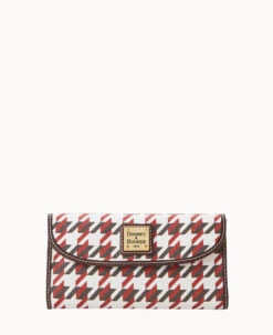 Houndstooth Continental Clutch Green 19 Houndstooth Continental Clutch Green -Dooney & Bourke W0507G 1HBKPABM0001