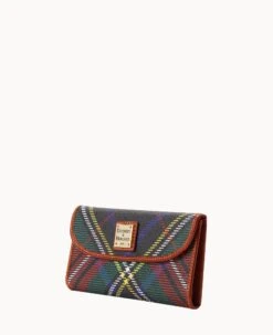 Windsor Continental Clutch Charcoal -Dooney & Bourke W0507G 3WCOPATN ALT1 1