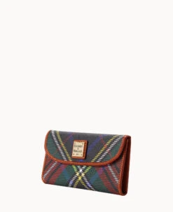 Windsor Continental Clutch Charcoal -Dooney & Bourke W0507G 3WCOPATN ALT1