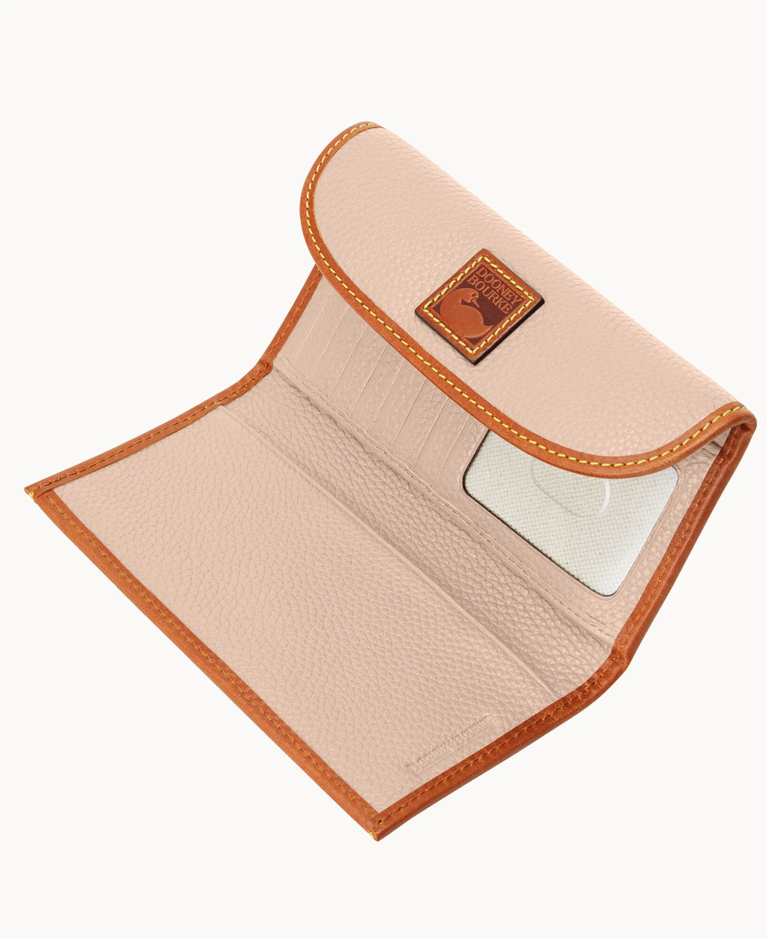 Pebble Grain Continental Clutch Blush 4 Pebble Grain Continental Clutch Blush - Image 4