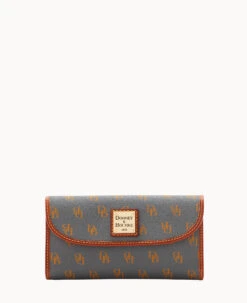 Gretta Continental Clutch Bone -Dooney & Bourke W0507G NGSLPATN0002