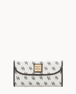 Gretta Continental Clutch Bone -Dooney & Bourke W0507G NGWHPABL0002