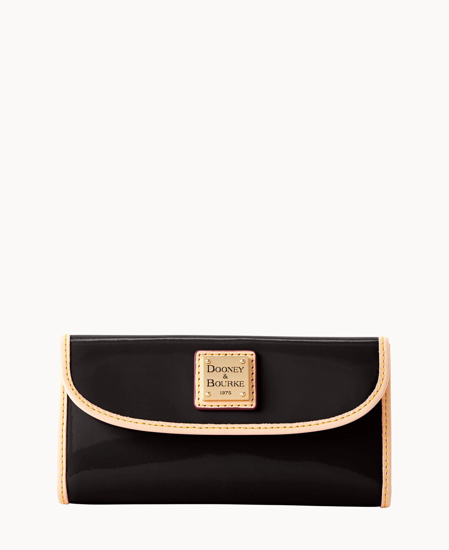 Patent Continental Clutch Black 1 Patent Continental Clutch Black