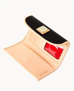 Patent Continental Clutch Black 23 Patent Continental Clutch Black -Dooney & Bourke W0507G PTBLSVNA0002 ALT2