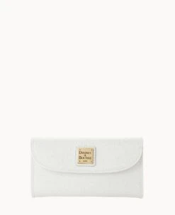 Saffiano Continental Clutch Off White 25 Saffiano Continental Clutch Off White -Dooney & Bourke W0507G SIOWSIOW0002 1