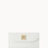Saffiano Continental Clutch Off White