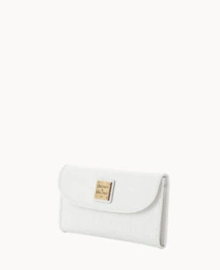 Saffiano Continental Clutch Off White 22 Saffiano Continental Clutch Off White -Dooney & Bourke W0507G SIOWSIOW0002 ALT1