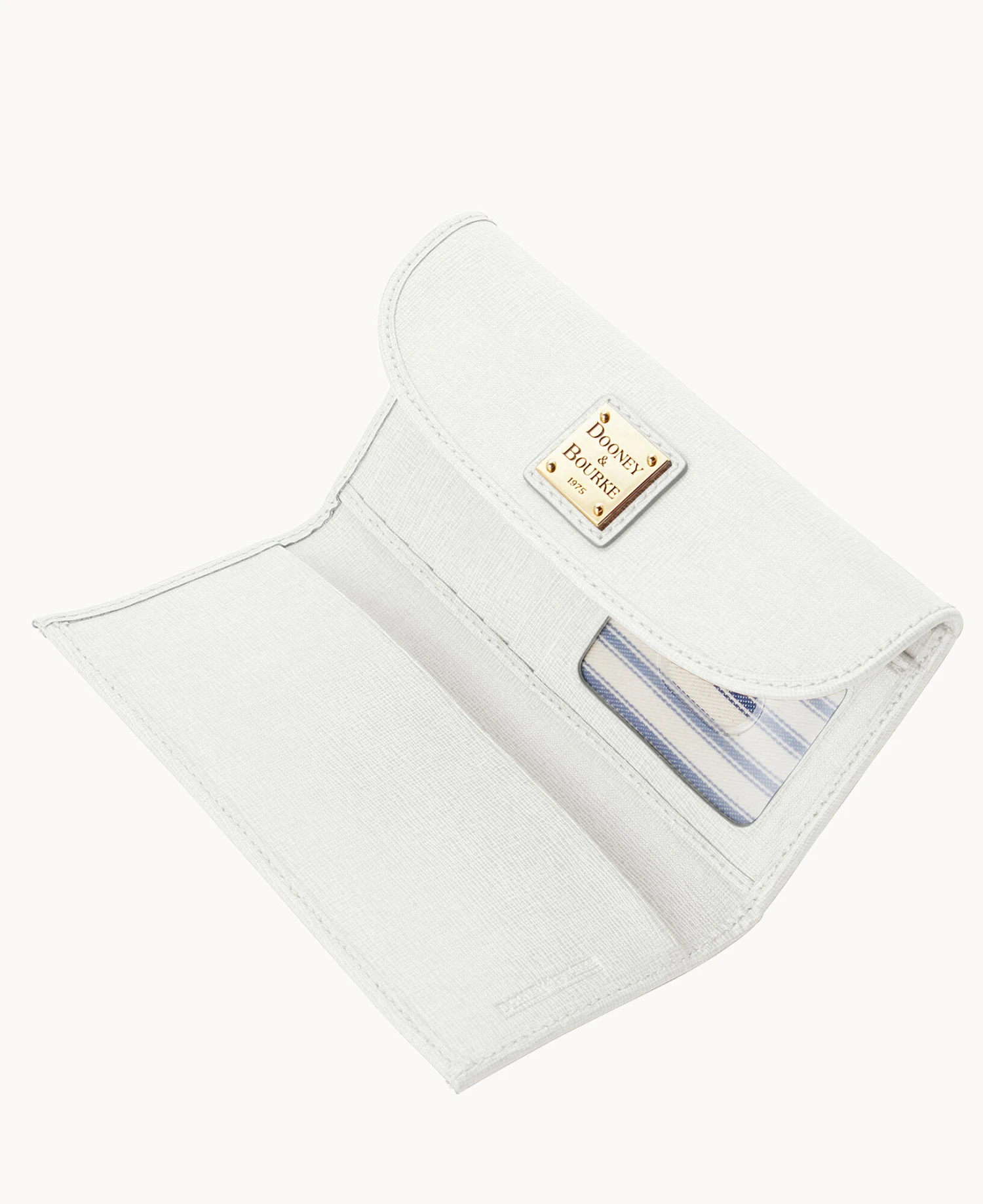 Saffiano Continental Clutch Off White 4 Saffiano Continental Clutch Off White - Image 4