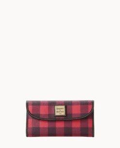 Tucker Continental Clutch Red -Dooney & Bourke W0507G TURDPABL 1