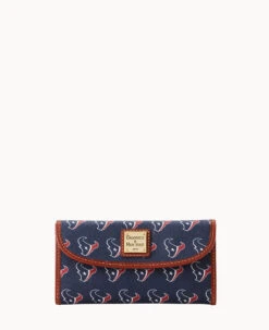 NFL Texans Continental Clutch TEXANS -Dooney & Bourke W0507M NJNVPATNTEXA 2