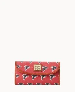 NFL Falcons Continental Clutch FALCONS -Dooney & Bourke W0507M NJRDPATNFALC 1