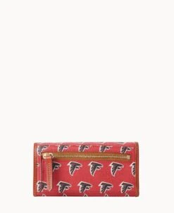 NFL Falcons Continental Clutch FALCONS -Dooney & Bourke W0507M NJRDPATNFALC ALT3 1