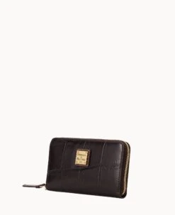 Denison Zip Around Phone Wristlet Espresso -Dooney & Bourke W1102G 8DEEPABM0002 ALT1 1