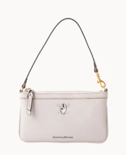 NFL Raiders Large Slim Wristlet RAIDERS -Dooney & Bourke W1111D N1ECSCECRAID 2